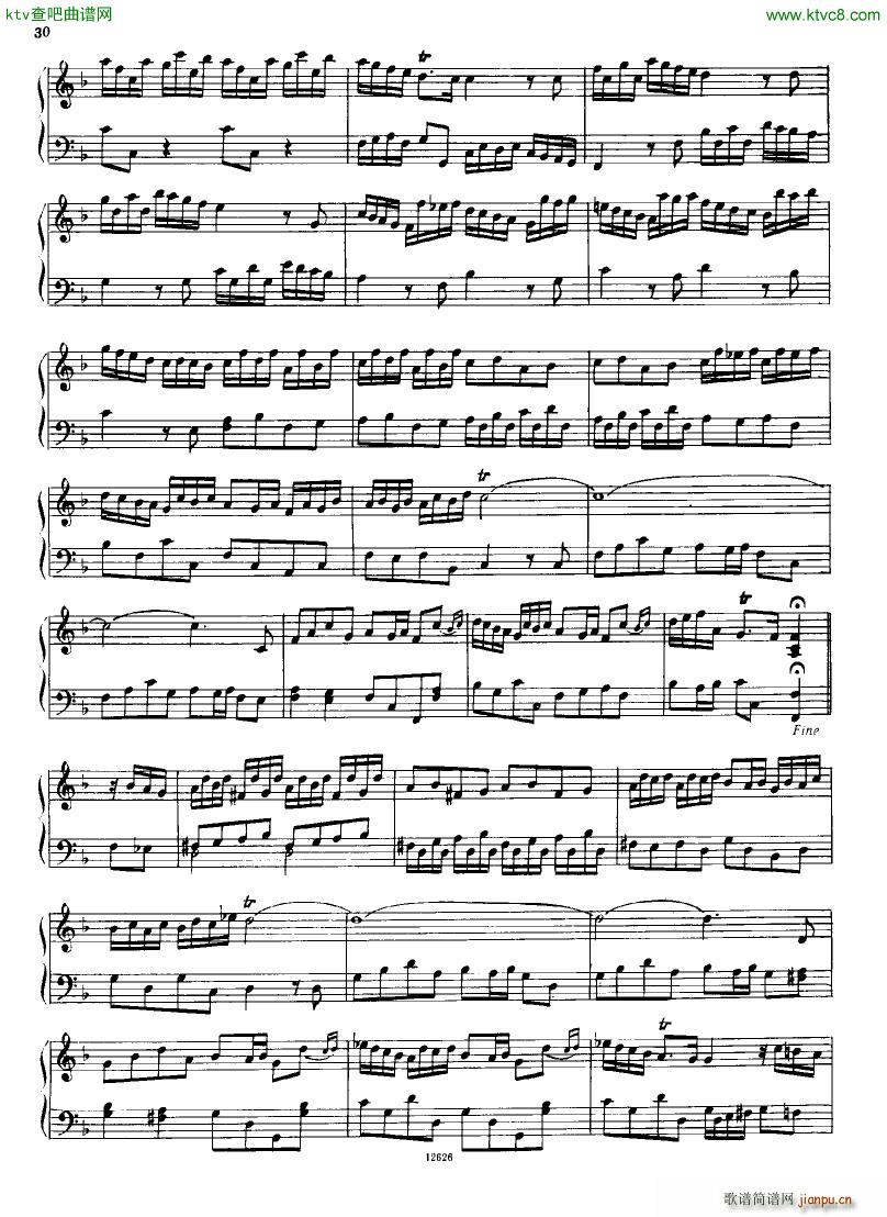 H ndel 1 Suiten for Piano Book 2(����V)31
