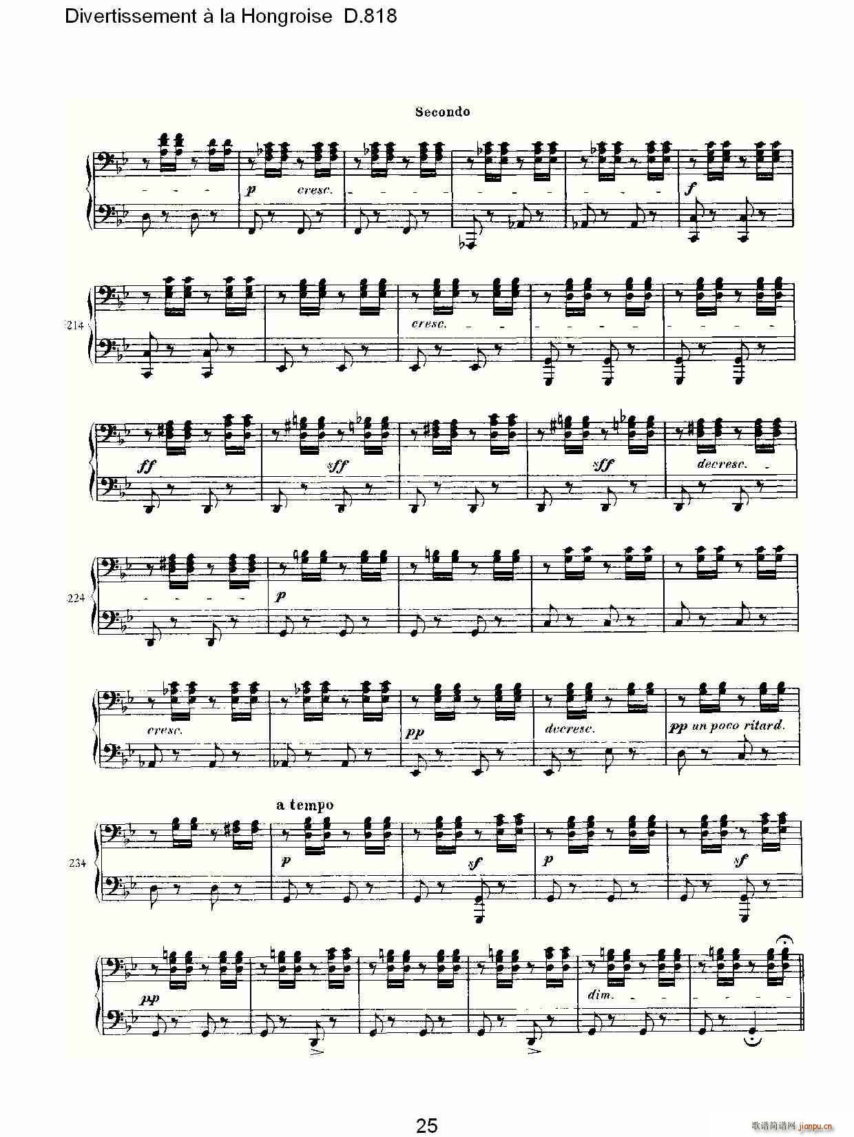 Divertissement �� la Hongroise D.818(ʮ�ּ�����)25