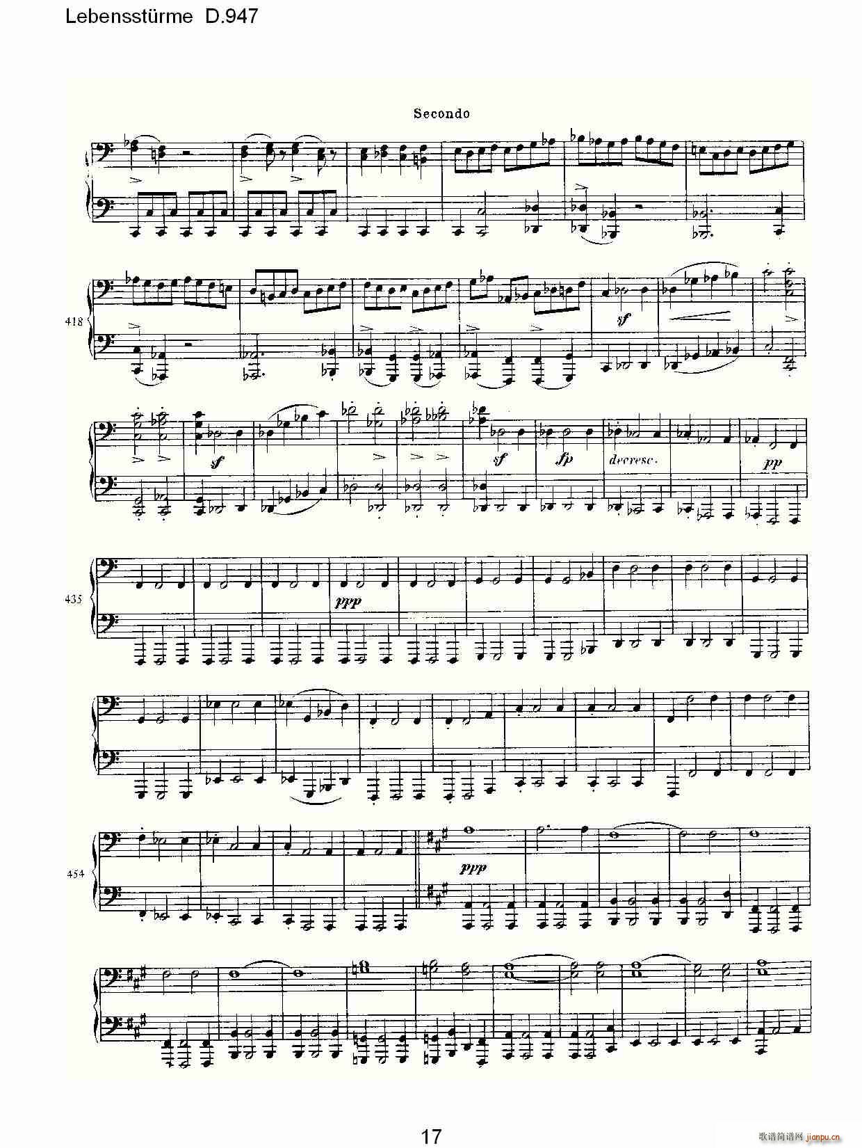 Lebensst��rme D.947(ʮ�ּ�����)17