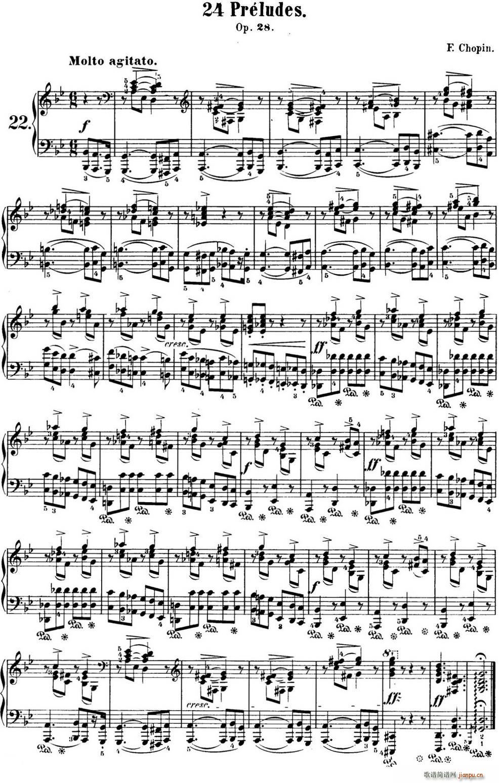 Ф�� 24�����ǰ���� Op 28 No 22 GС�{(����V)1