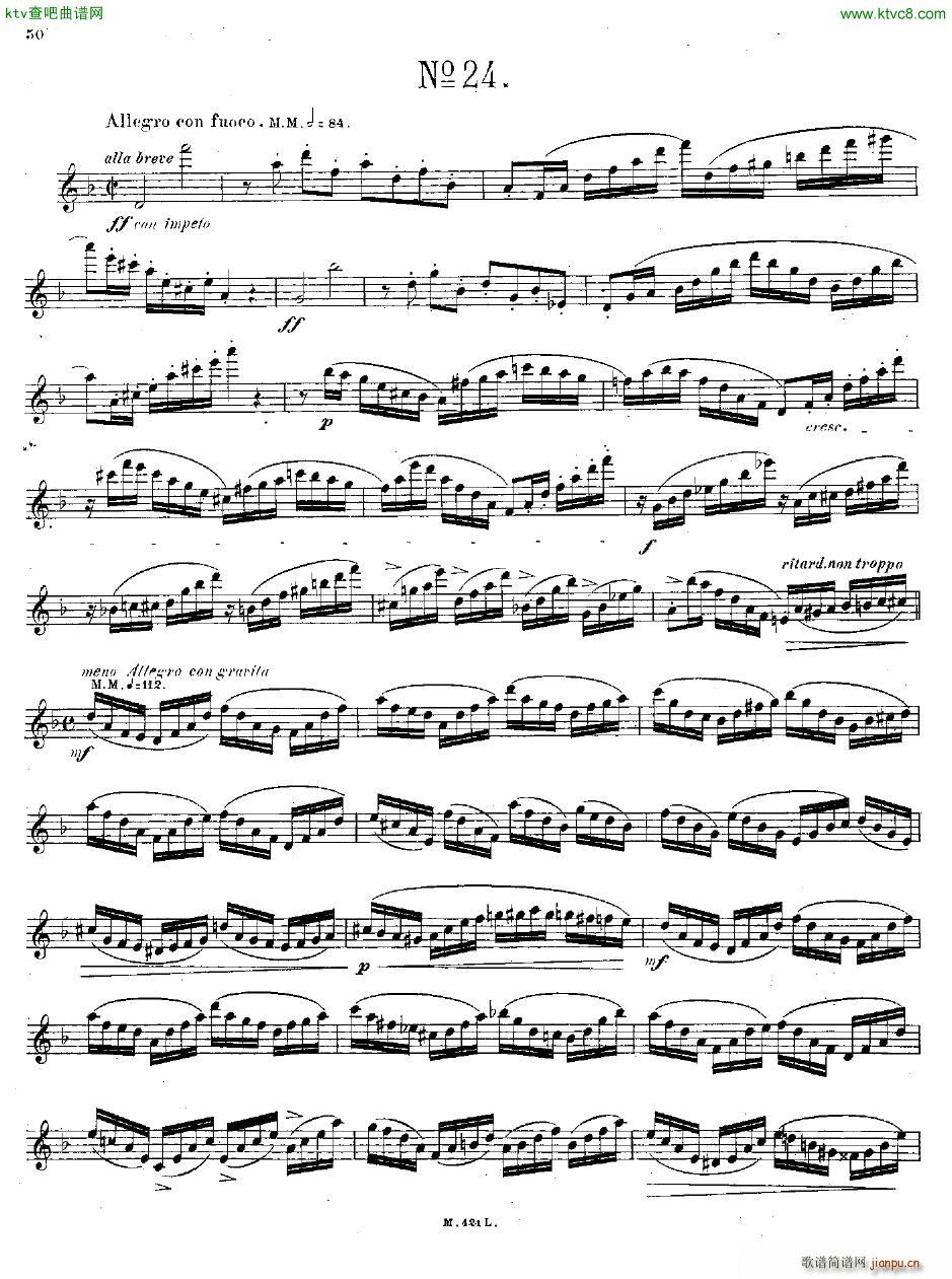 Andersen op 15 24 grosse Et��den fl solo(����V)50