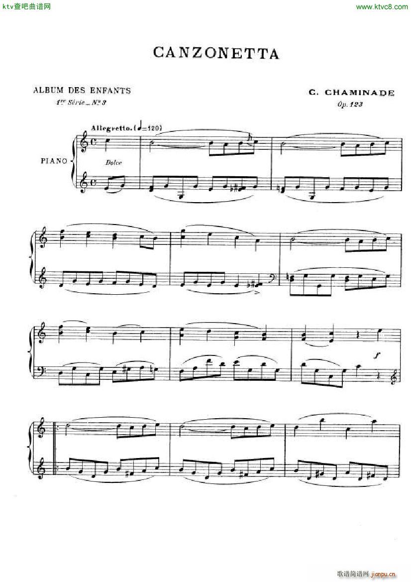 Chaminade Album des Enfants op 123(����V)5