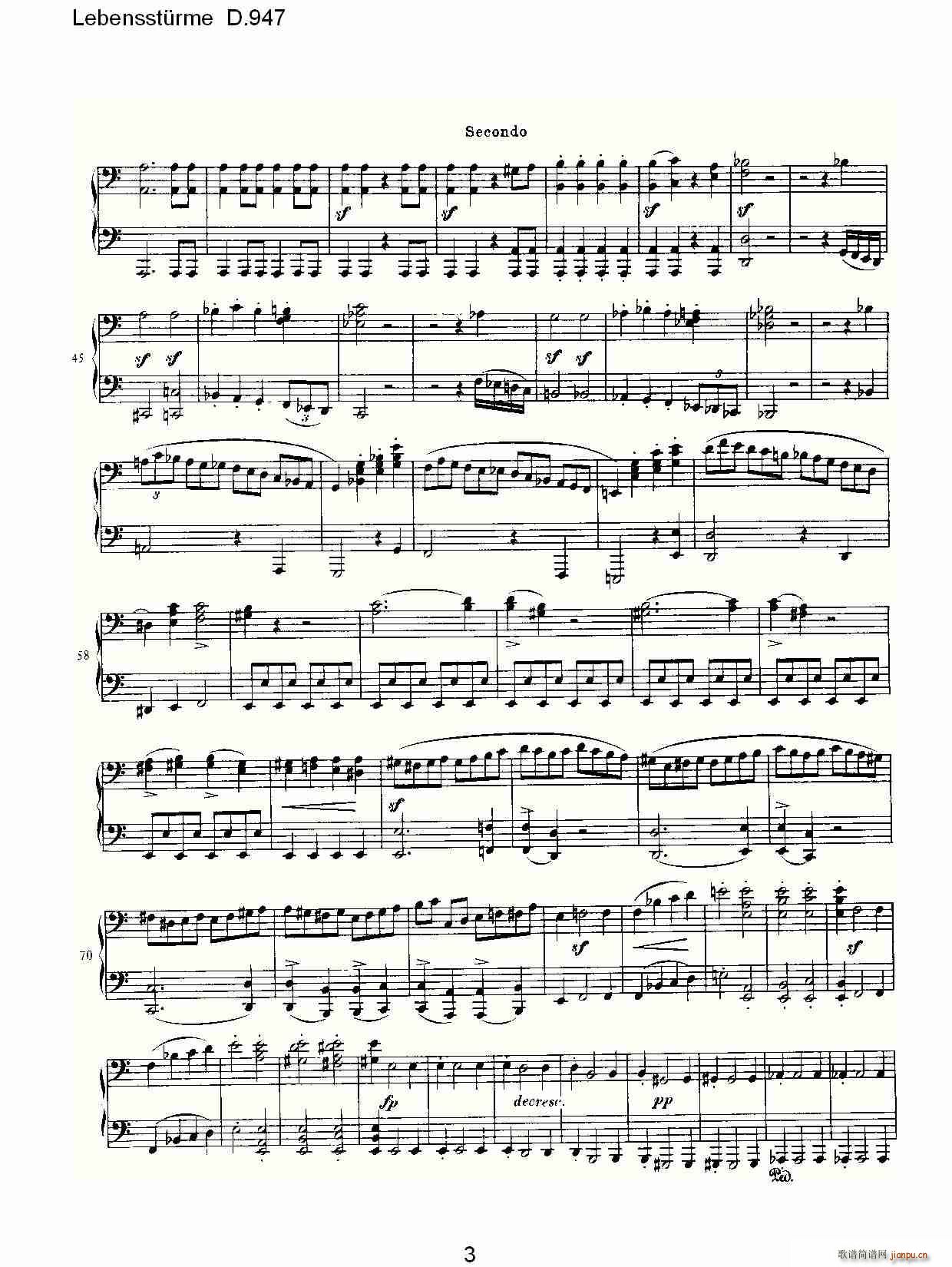 Lebensst��rme D.947(ʮ�ּ�����)3