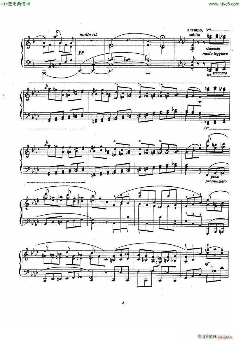 Etude No 9 D apr��s Rossini(����V)8