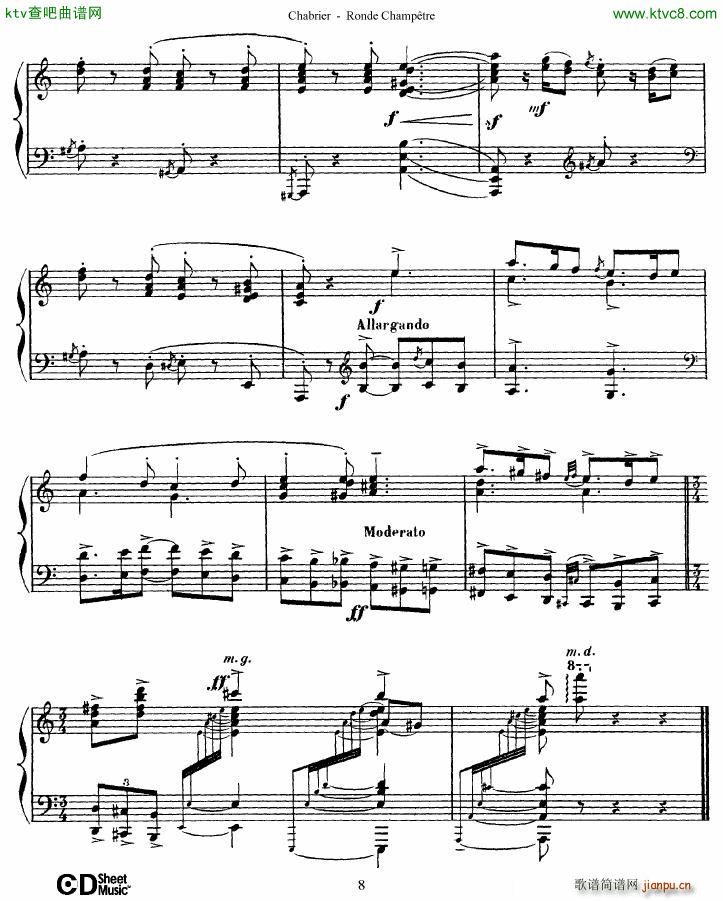 Chabrier Ronde Champ��tre(����V)8