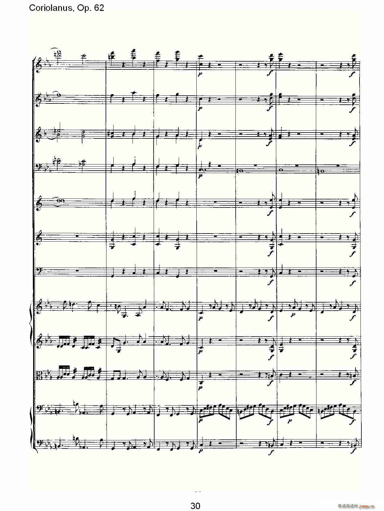 Coriolanus, Op.62(ʮ�ּ�����)30