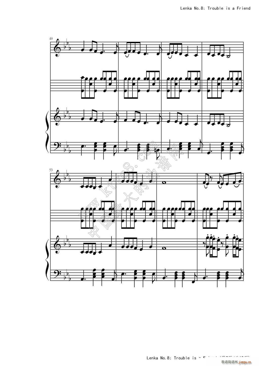 Trouble is a friend �����V(����V)9