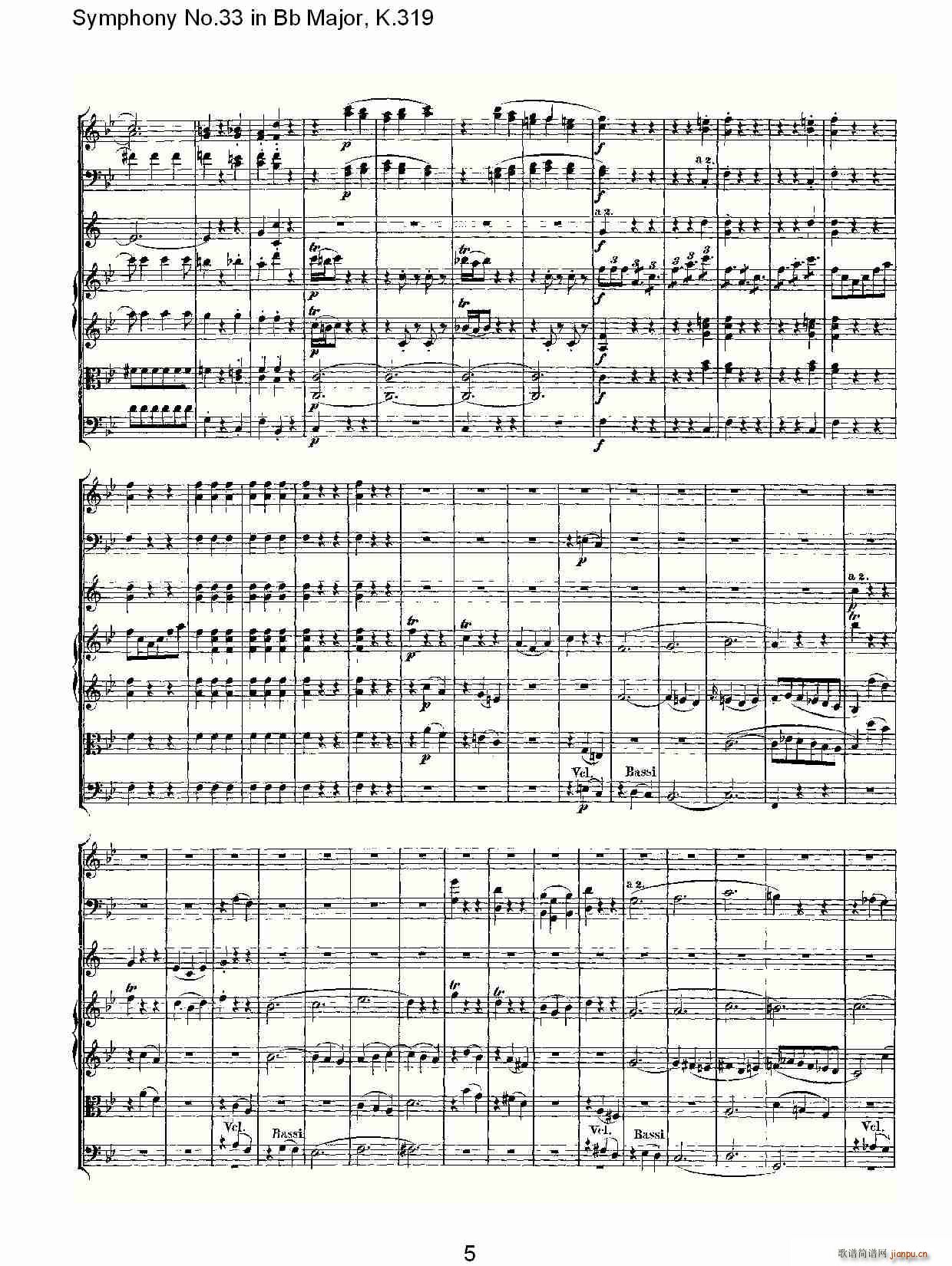 Symphony No.33 in Bb Major, K.319(ʮ�ּ�����)5