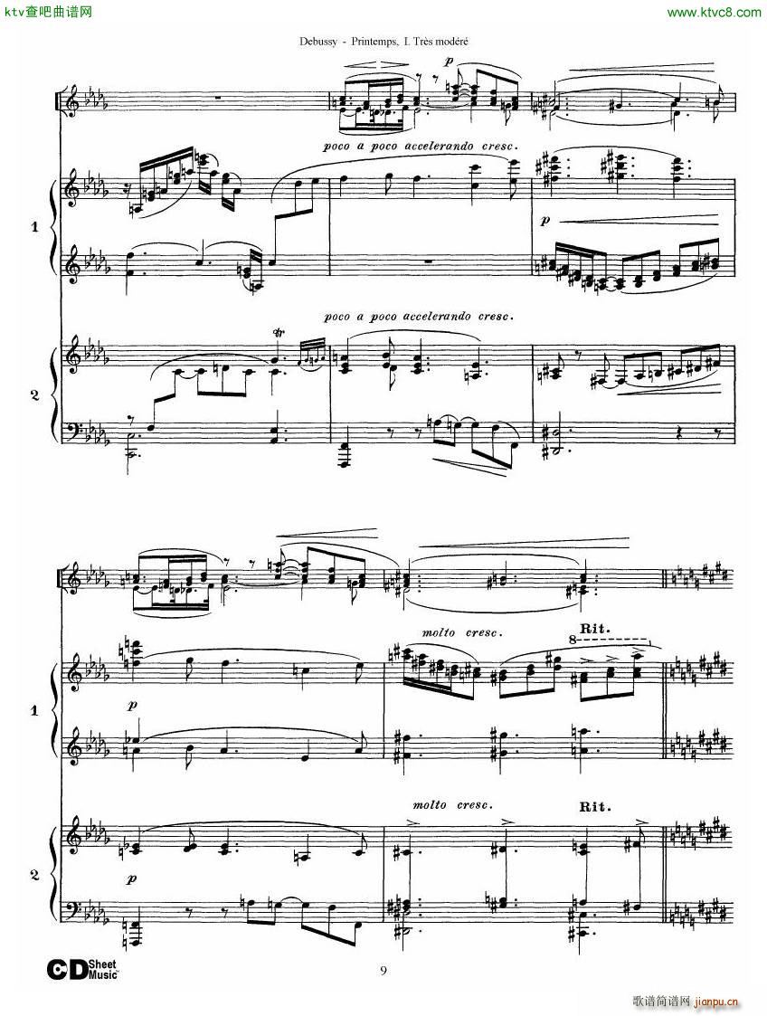 Debussy Printemps I(����V)9