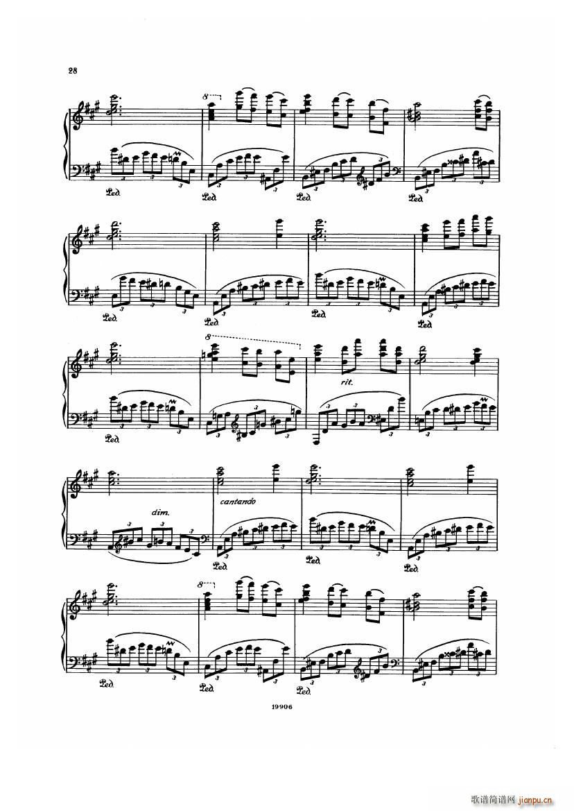 Albeniz op 65 Etudes no 1 7(����V)28