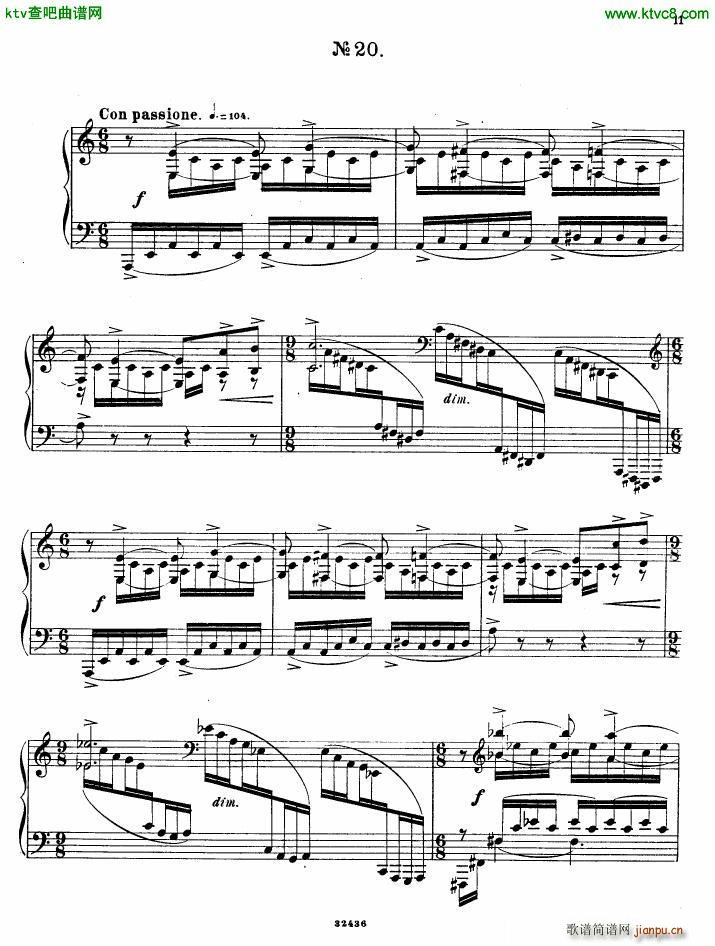 Gliere 25 Preludes op30 Book4(����V)10