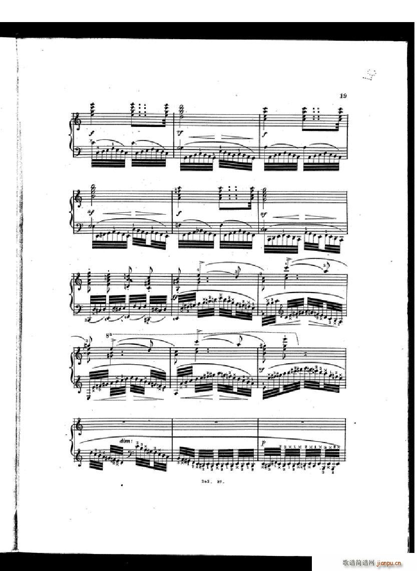 Czerny Etudes de la velocite book II(����V)17