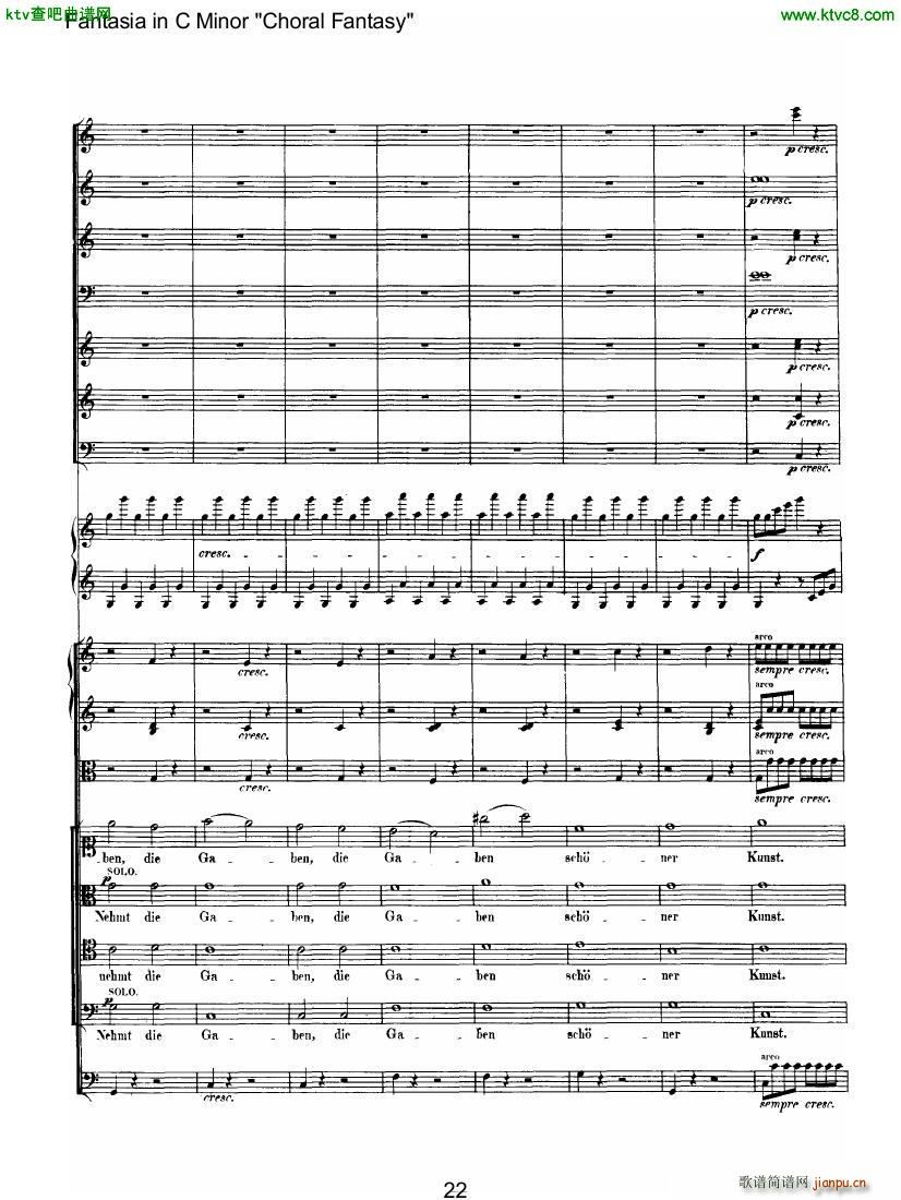 Beethoven op 80 Choral Fantasy ��(����V)7