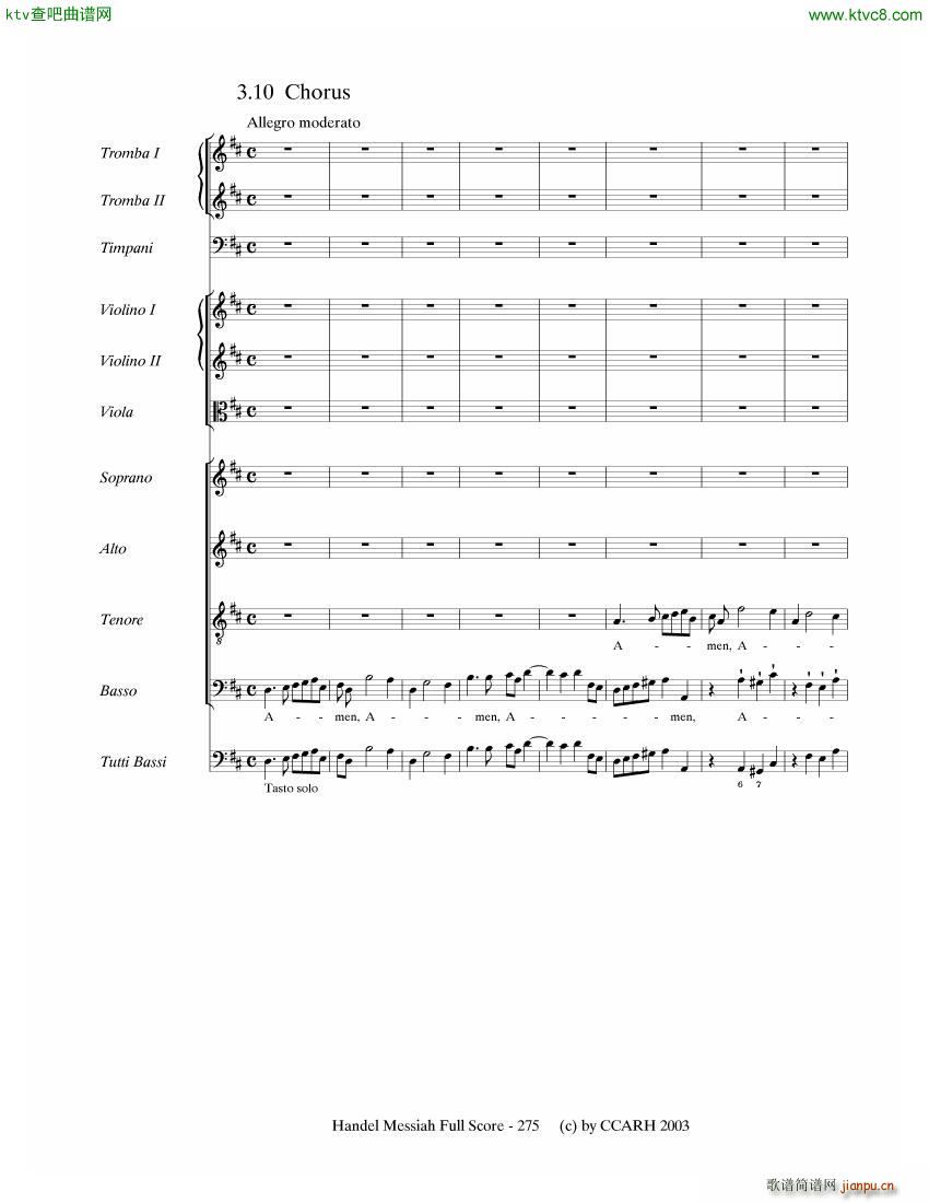 G F Handel Messiah Open Score ��(����V)30
