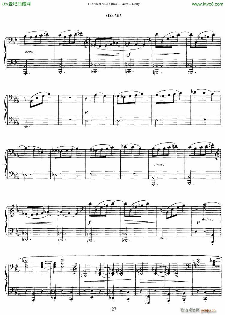 Faur�� op 56 Dolly Suite(����V)28