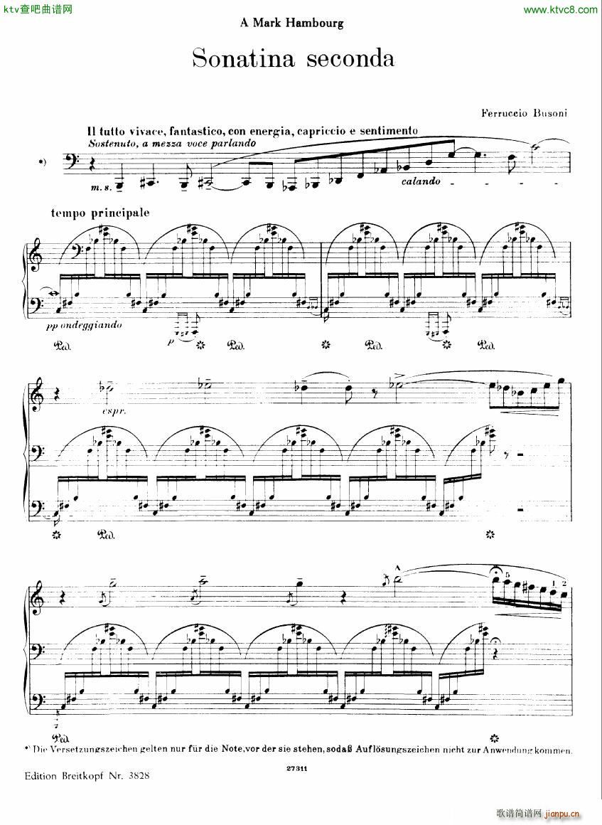 Busoni Sonatina 2(����V)1
