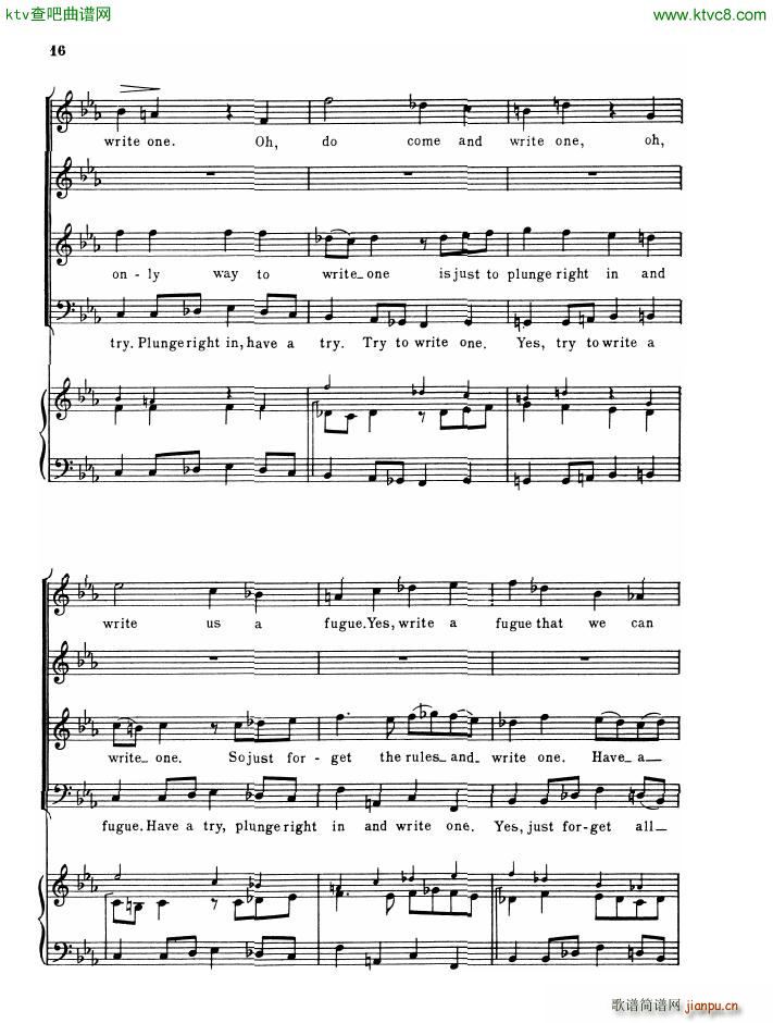 Gould Glenn So you want to write a fugue(����V)14