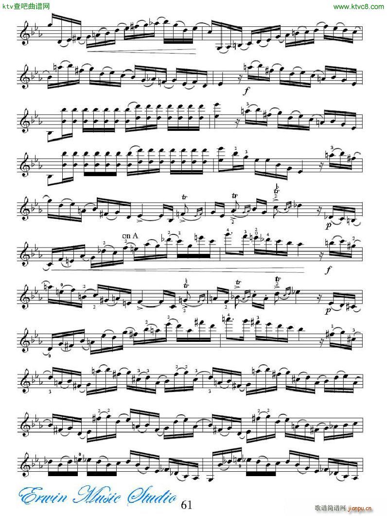 ���R�ɠ� 42�׾�����Rudolphe Kreutzer 42 Studies 29 34(ʮ�ּ�����)6