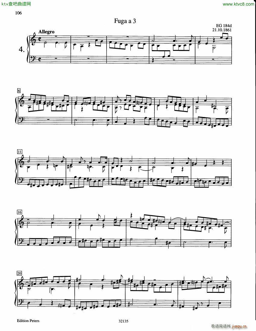 Grieg 7 Fugues EG184a 184g(����V)6