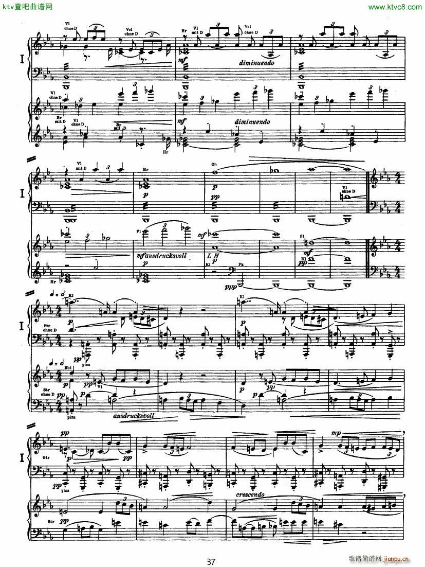 Bruckner Symphony No 4 4 hands arr ��(����V)36