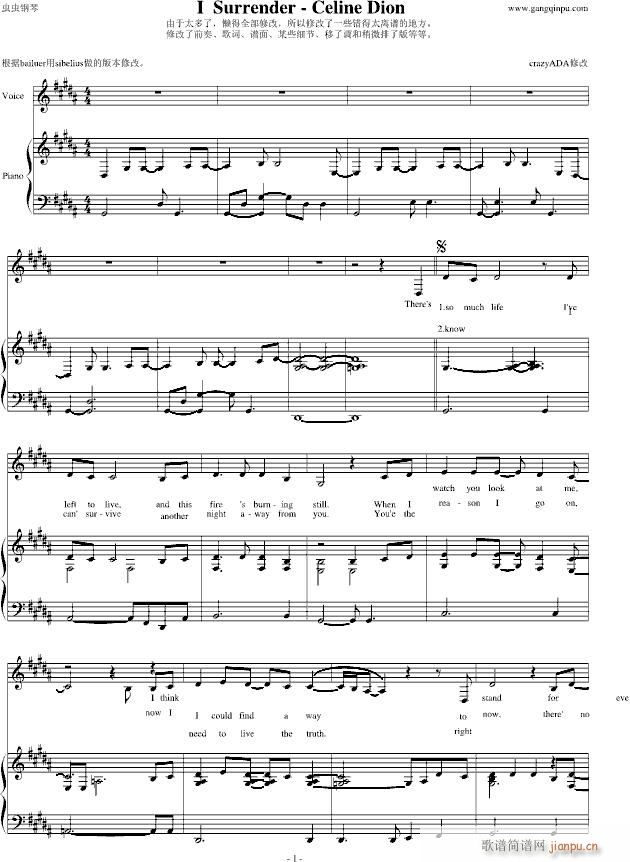 I Surrender �](m��i)�x�_(k��i)�^(gu��) ��־��(����V)1