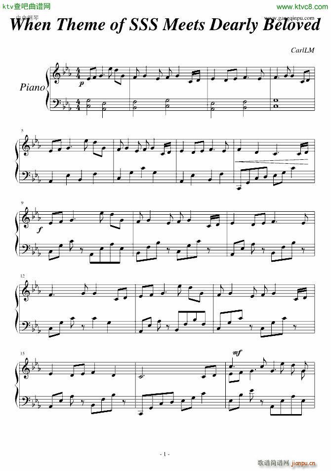 When Theme of SSS Meets Dearly Beloved(����V)1