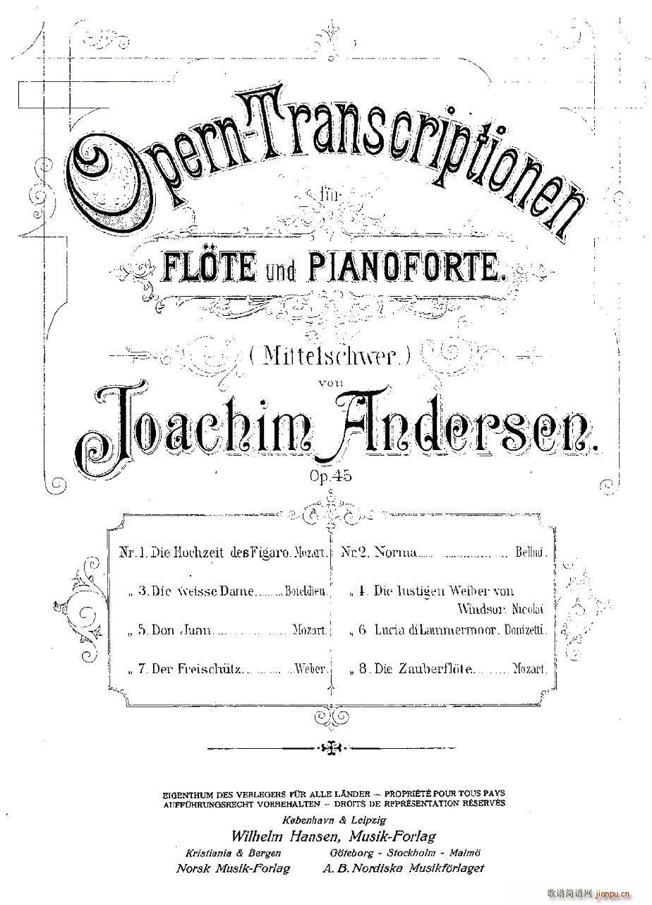 Opern-Transcriptionen.Op.45-2(�Ѻ��V)1