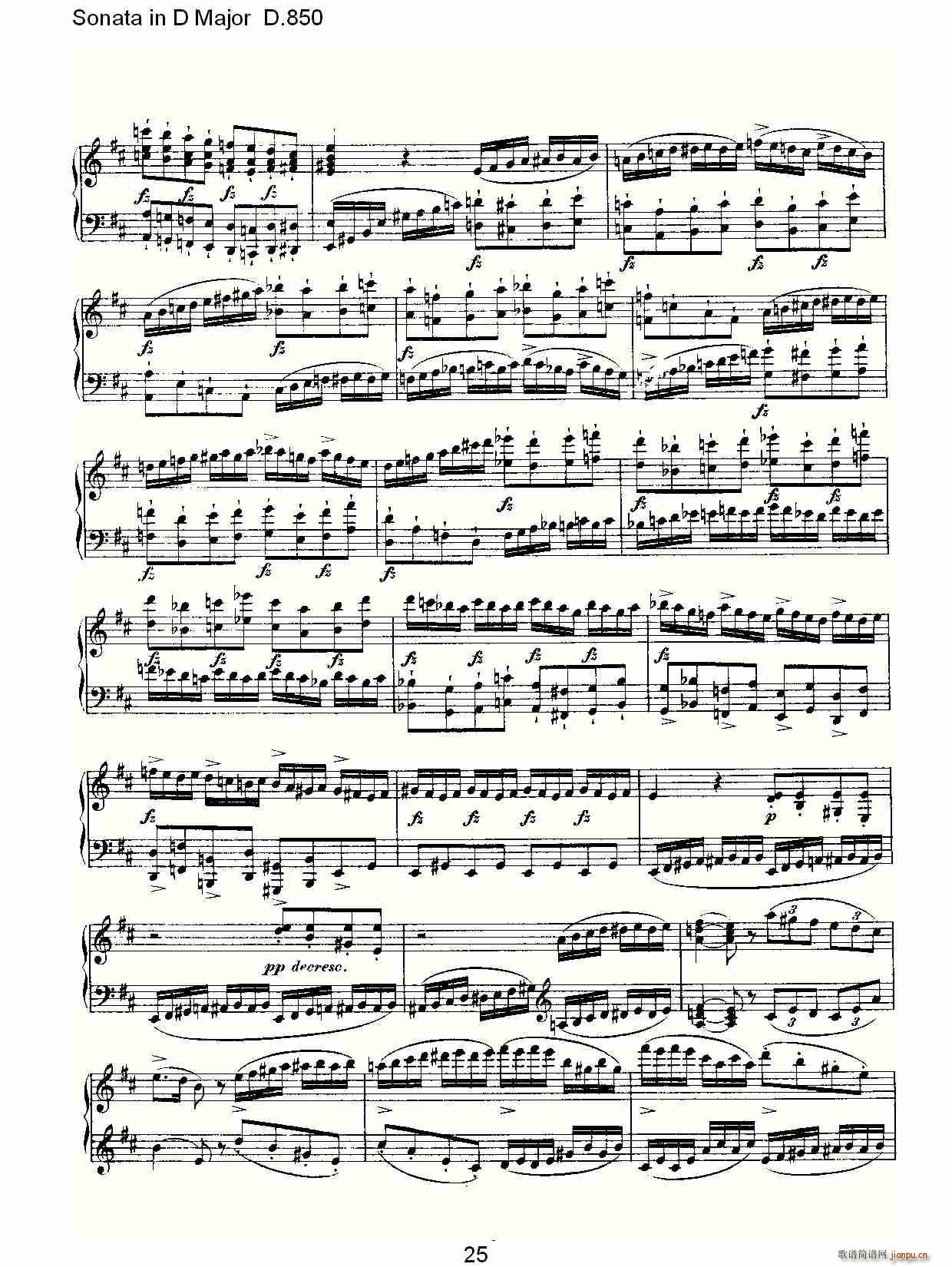 Sonata in D Major D.850(ʮ�ּ�����)25