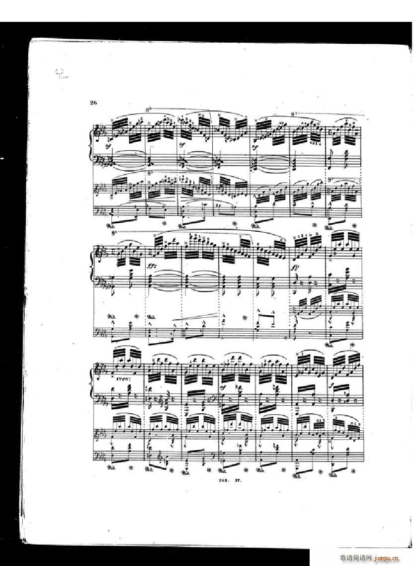 Czerny Etudes de la velocite book II(����V)24