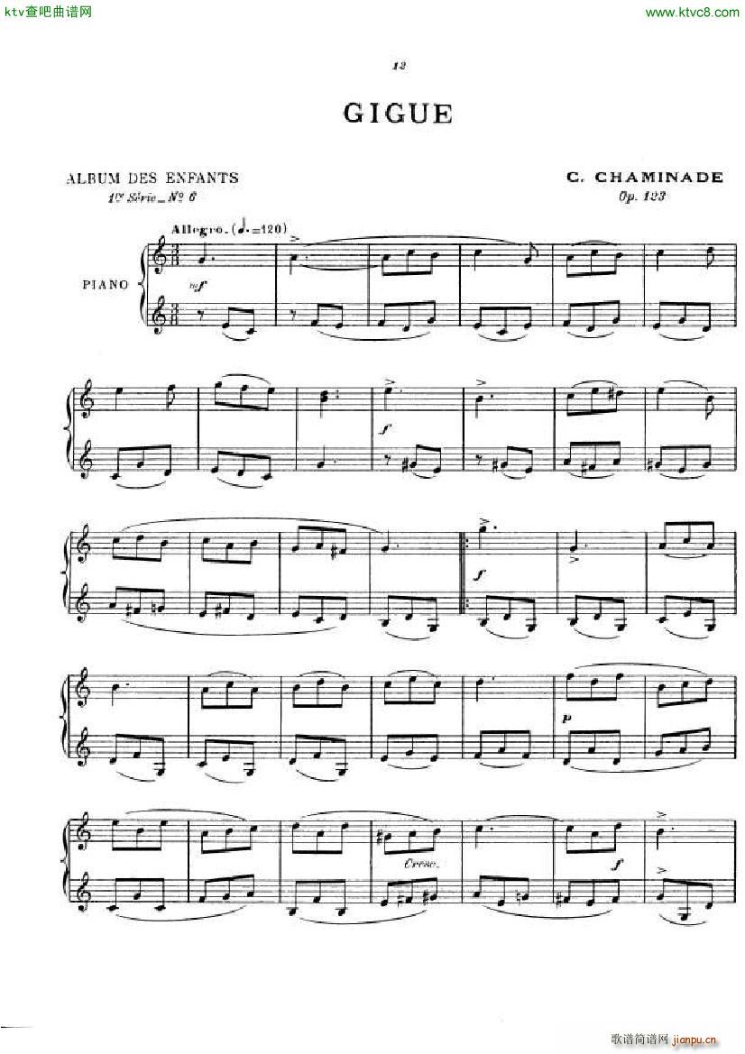 Chaminade Album des Enfants op 123(����V)11