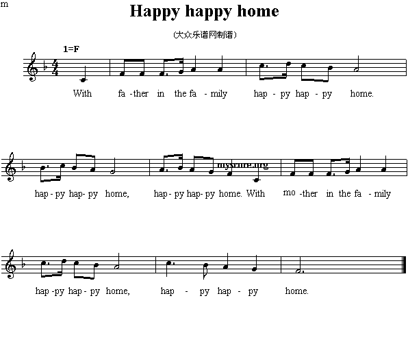 Ӣ�ă��裺Happyhappyhome(����)1