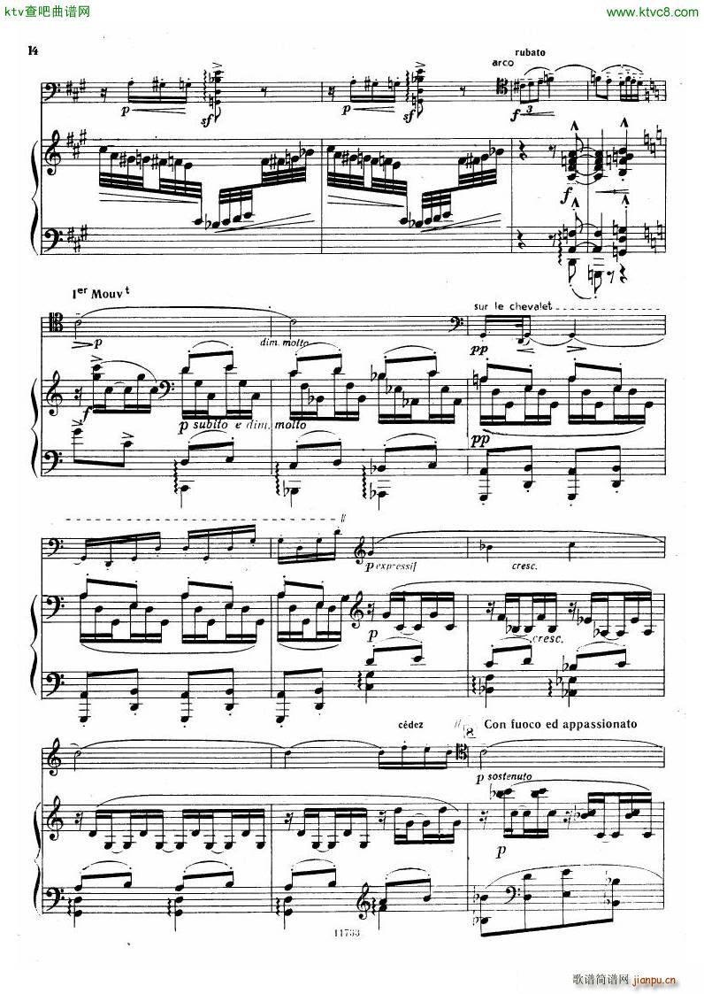 Debussy Sonata for Cello and Piano(����V)13