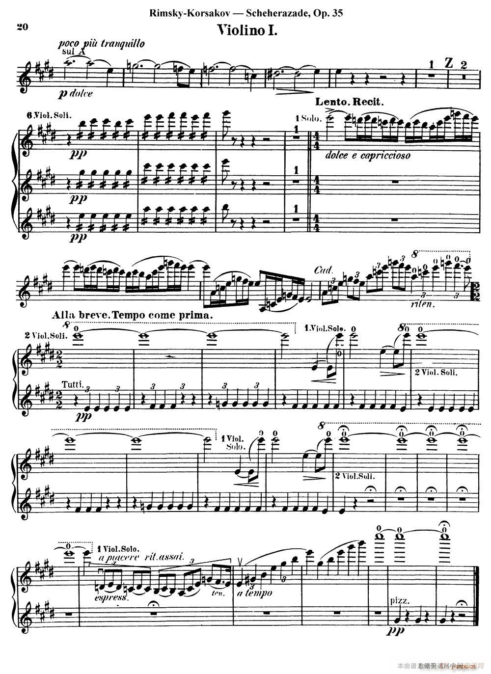 Scheherazade �� Op 35 ��һС����(С�����V)7