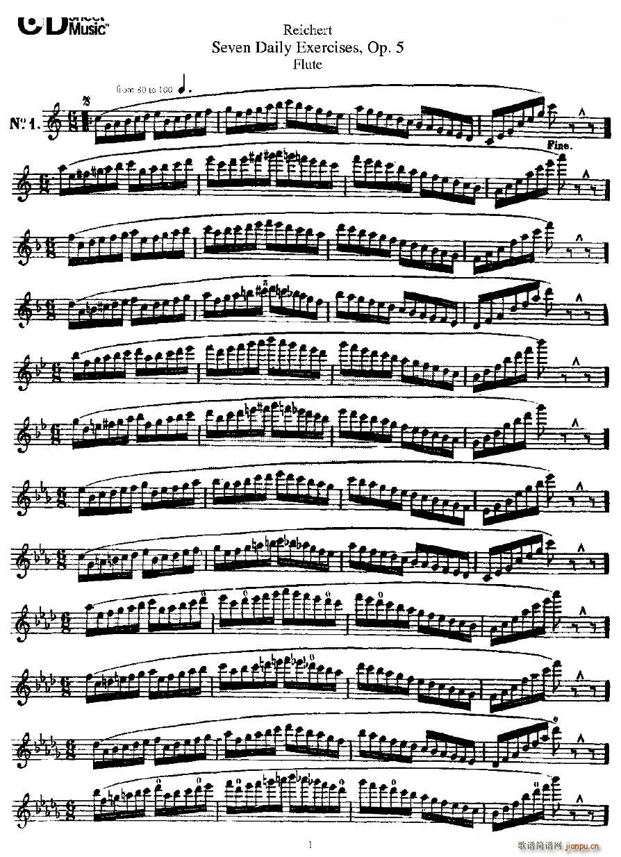 Seven Daily Exercises Op 5 ÿ�վ������� ��Ʒ5̖ �~��(ʮ�ּ�����)1