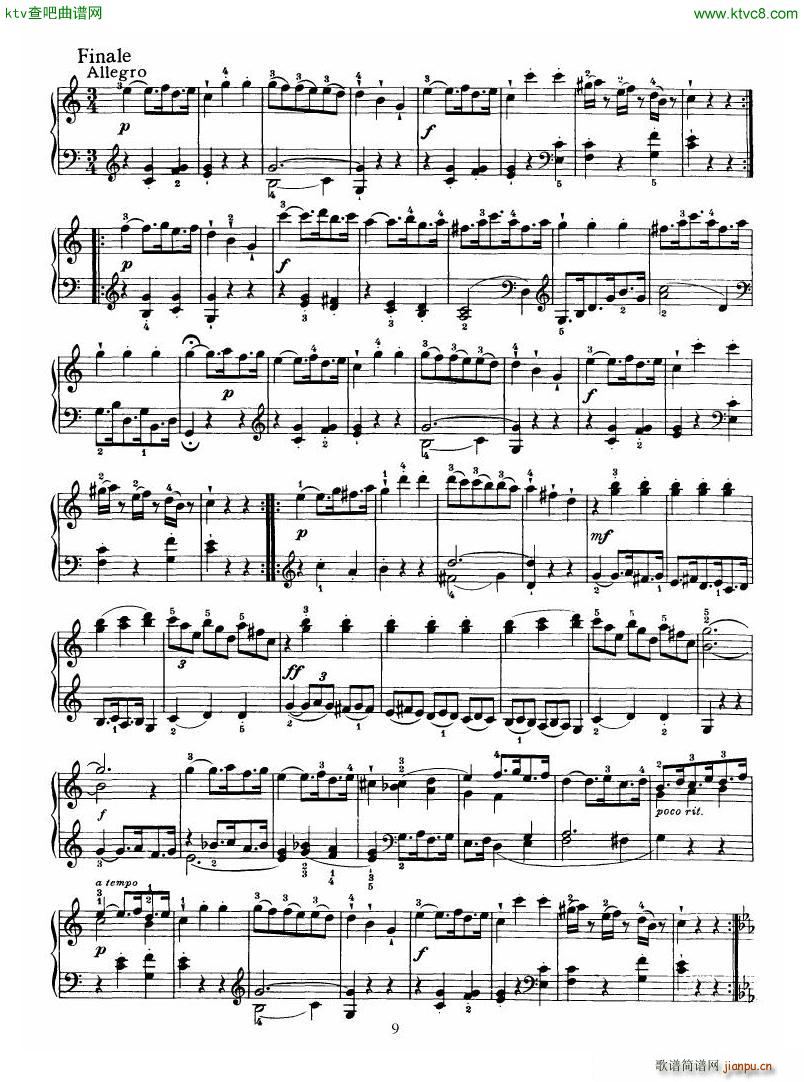 Haydn Piano Sonata No 35 In C(����V)9