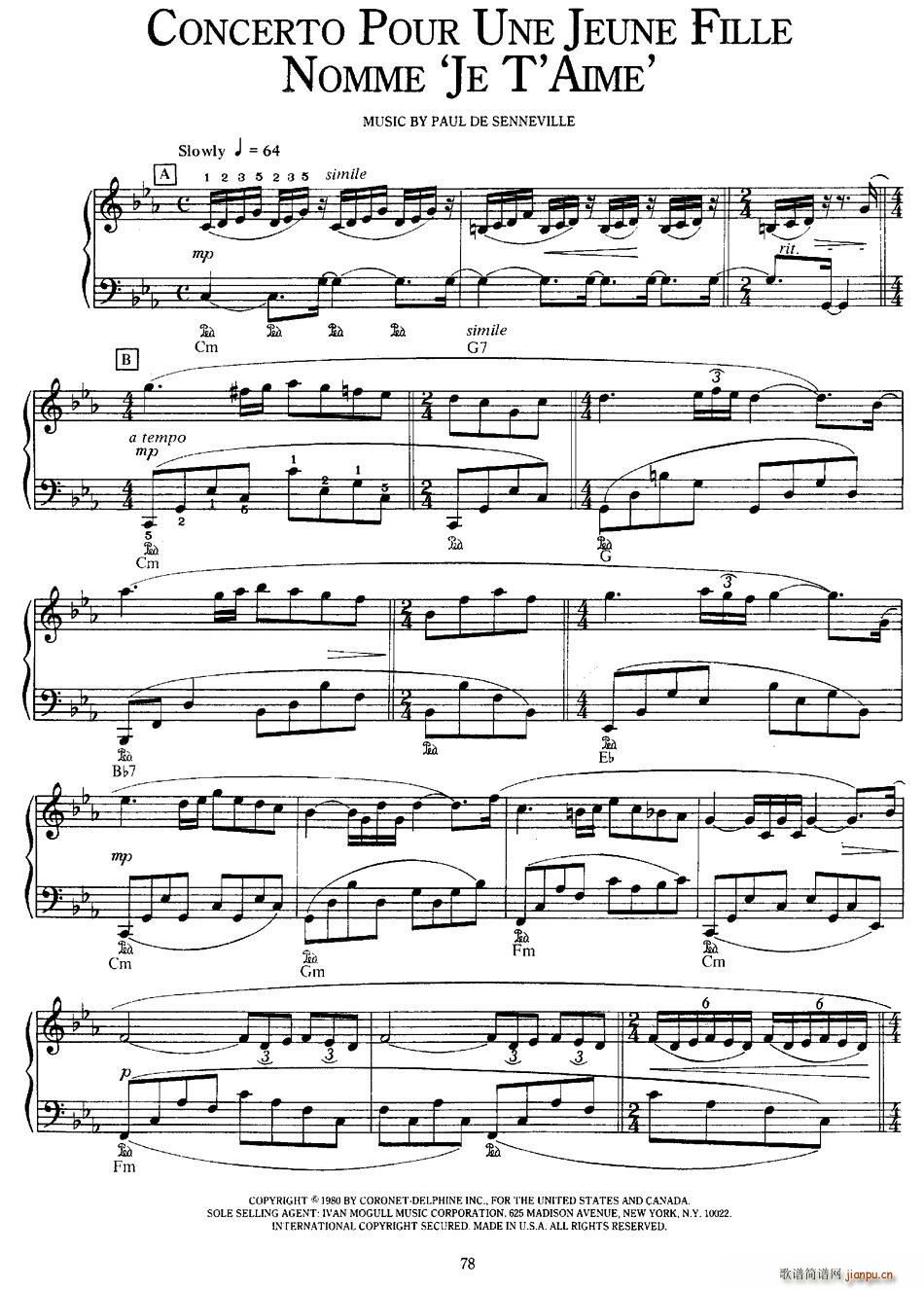 Concerto Pour Une Jeune Fille Nommee `je T`aime`(ʮ�ּ�����)1