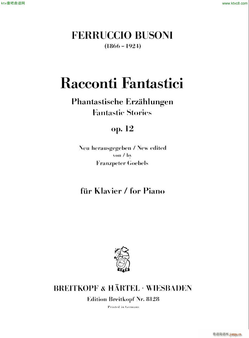 Racconti Fantastici op 12(����V)1