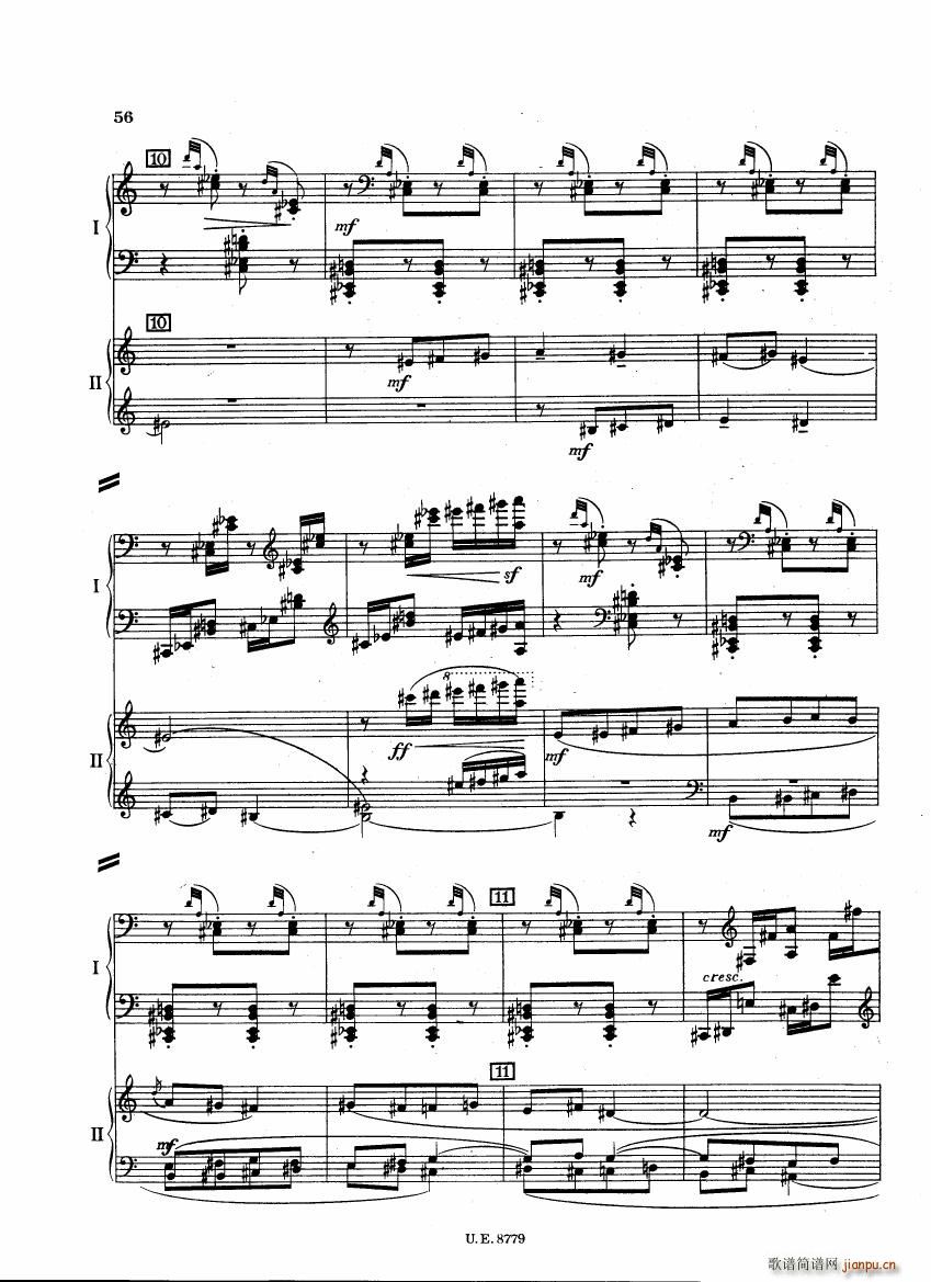 Bartok SZ 83 Piano Concerto 1 2p reduct ��(����V)13