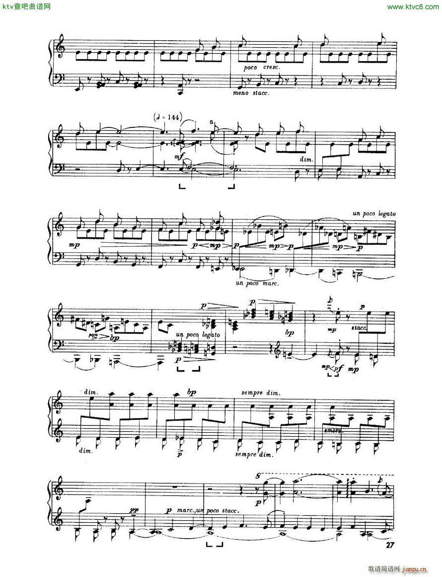 Enescu op 24 No 3 Piano sonata No 3(����V)27