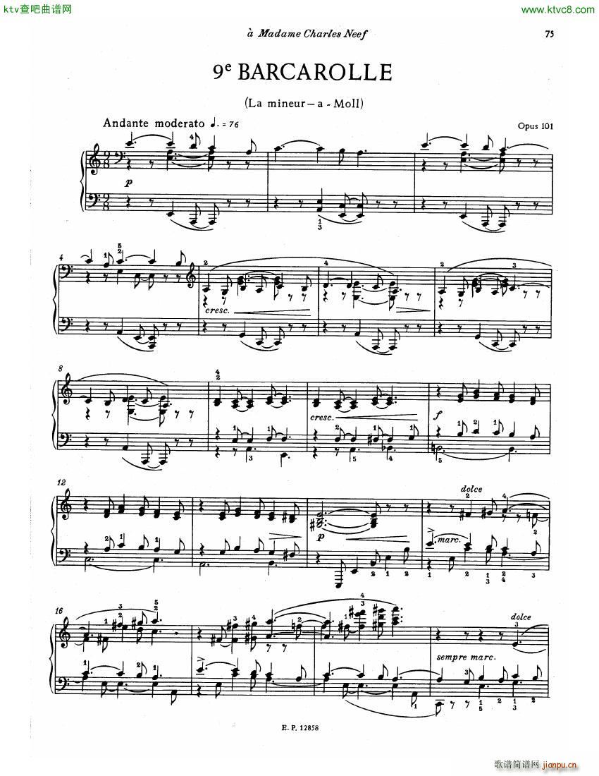 Faure 13 Barcarolle ��(����V)16