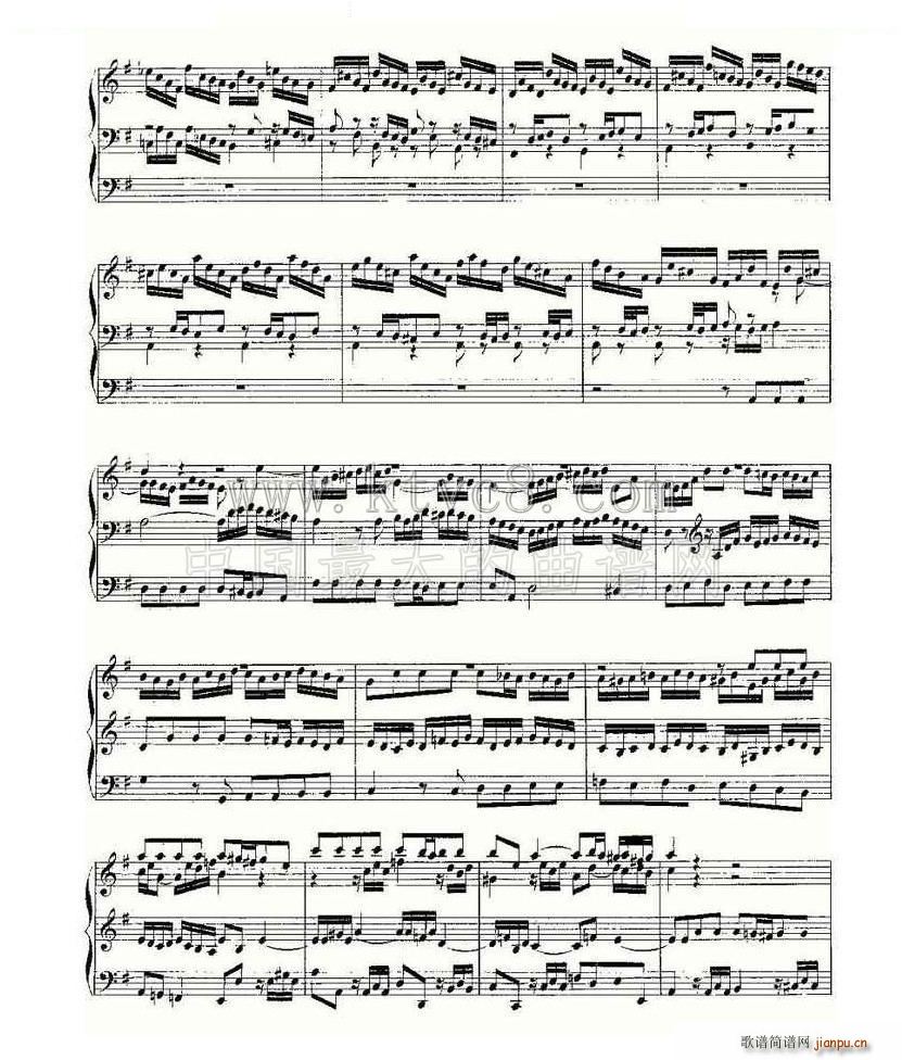 Prelude and Fugue in G Major BWV 541 ���L(f��ng)���V(ʮ�ּ�����)7