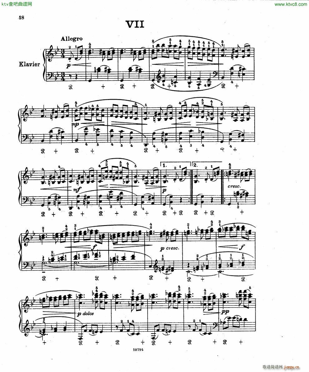 Fuchs Robert Improvisation pour clavier op 11(����V)16