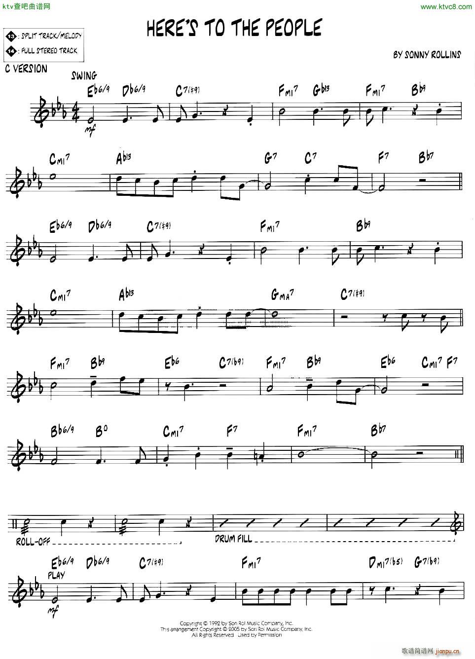 HERE S TO THE PEOPLE jazzϵ��(ʮ�ּ�����)1