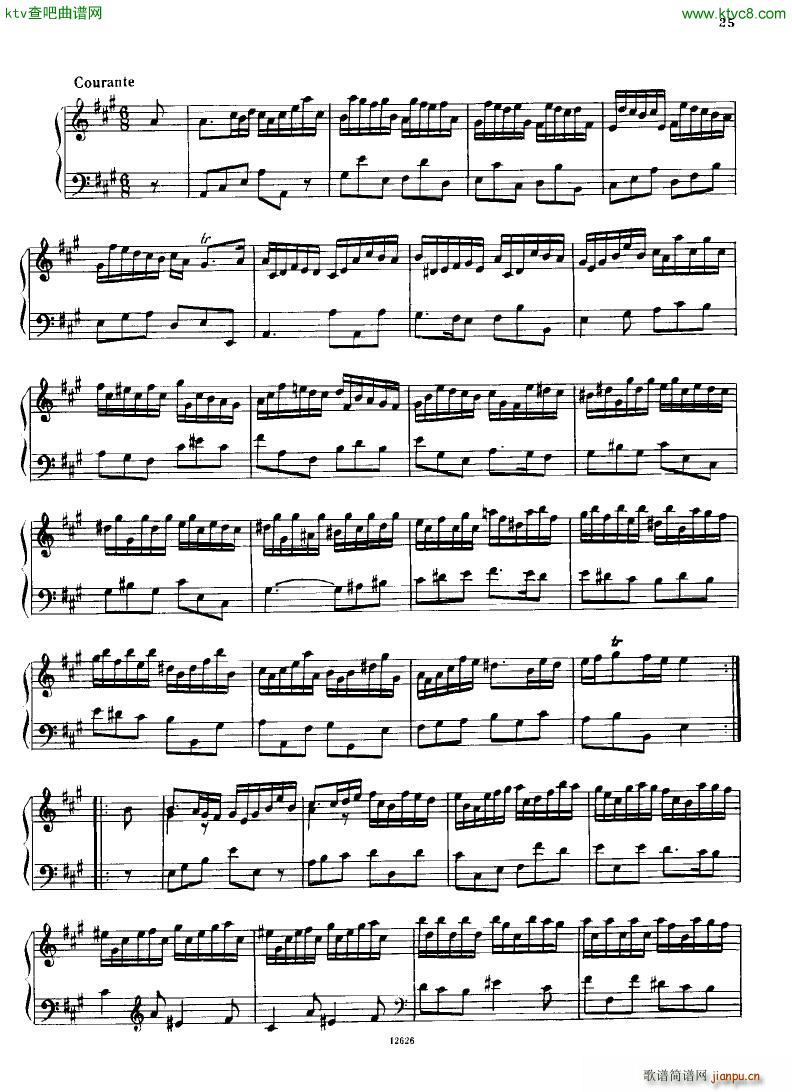 H ndel 1 Suiten for Piano Book 2(����V)26