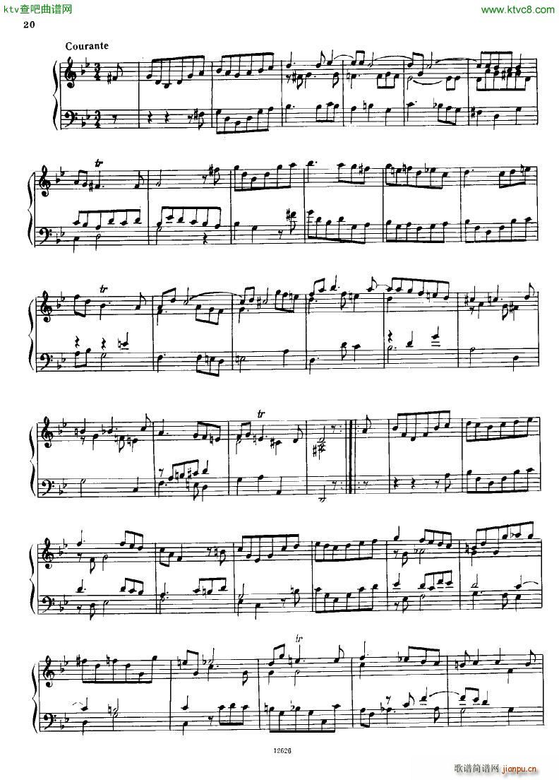 H ndel 1 Suiten for Piano Book 2(����V)20
