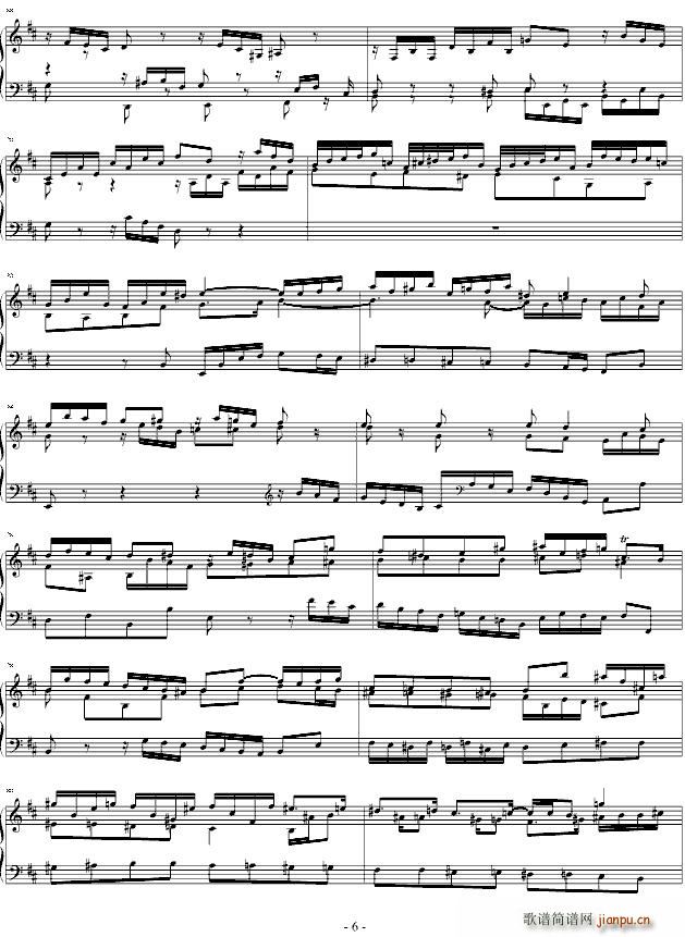 Fuge h-moll(ʮ�ּ�����)6