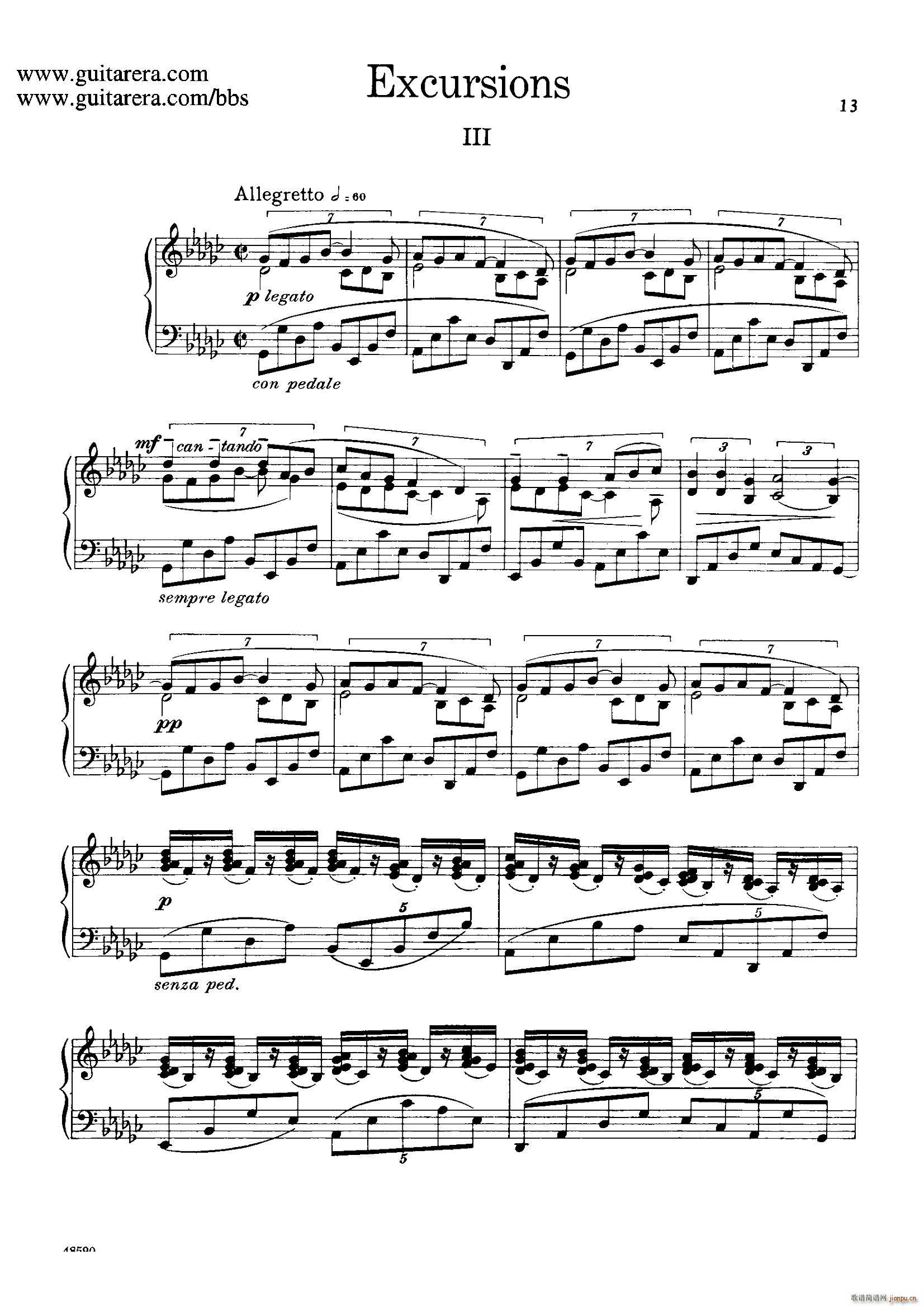 Four Excursions Op 20 ���� 3(����V)1