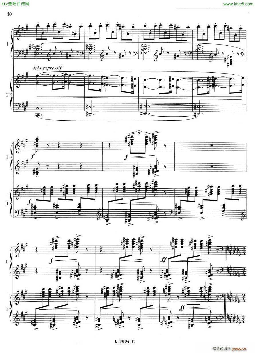 Debussy Ravel 3 Nocturnes 2pno(����V)18