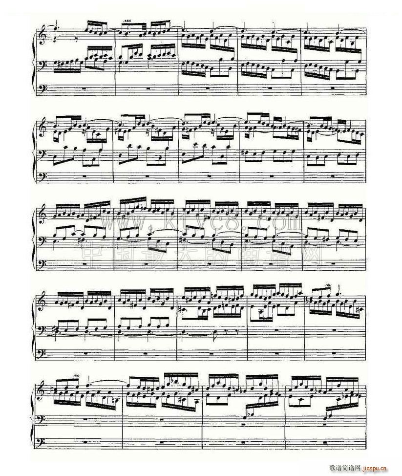 Prelude and Fugue in A Minor BWV 543 ���L(f��ng)���V(ʮ�ּ�����)7