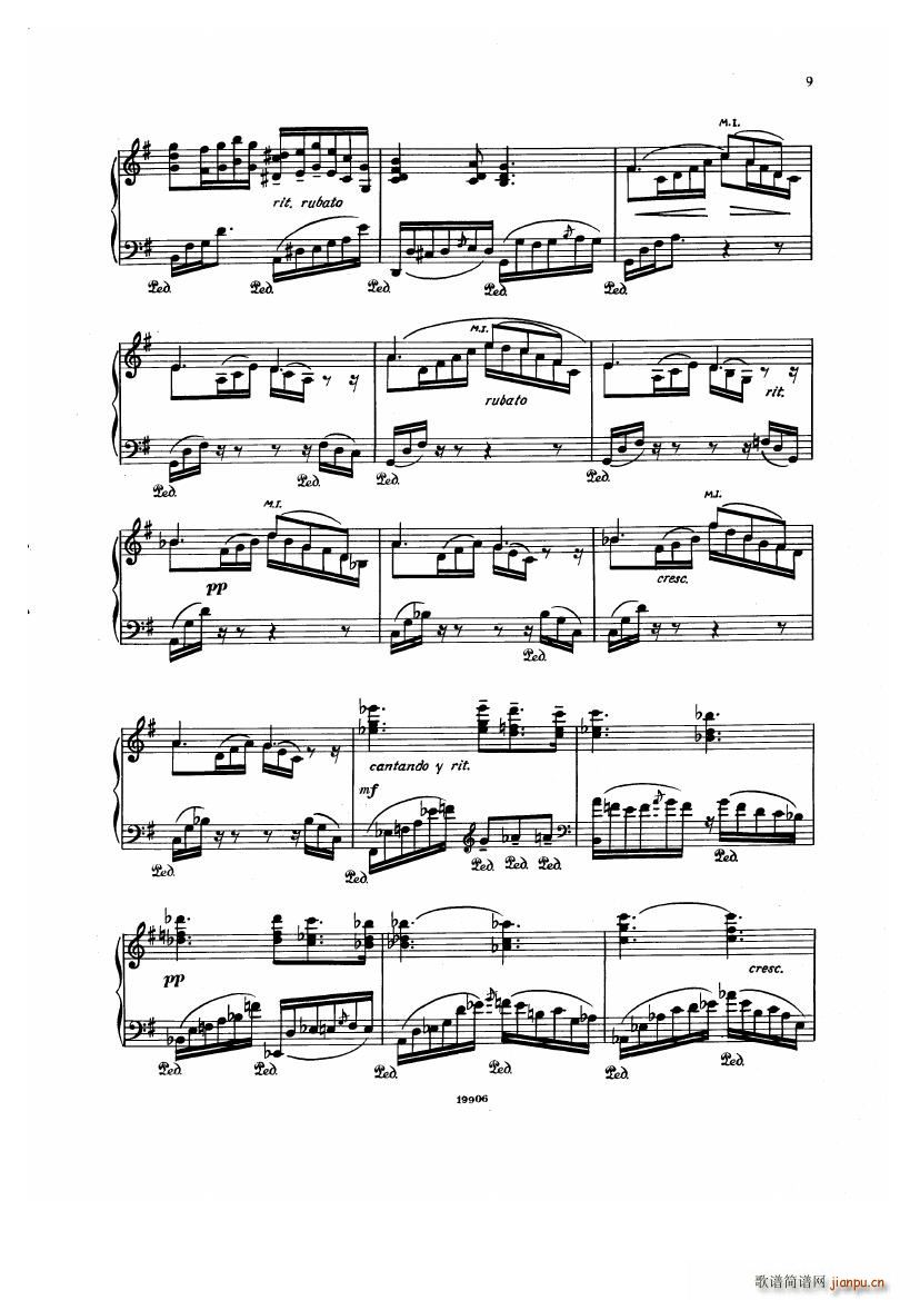 Albeniz op 65 Etudes no 1 7(����V)9